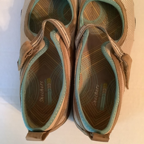 Skechers Mary Jane Flats Tan Size 10 - Picture 11 of 12